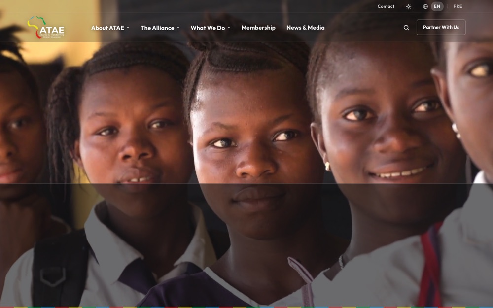ATAE website screenshot