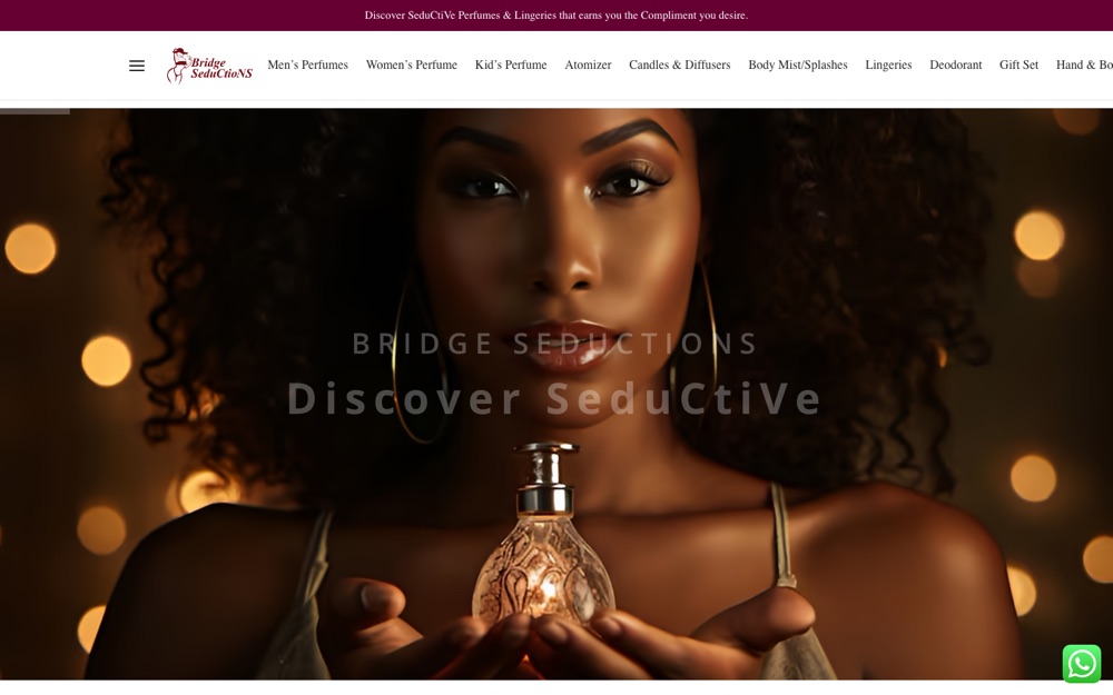 Bridge Seductions website screenshot